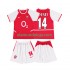 Camisola Arsenal Thierry Henry 14 2003 Retro Criança Equipamento Primeiro 2002 Manga Curta